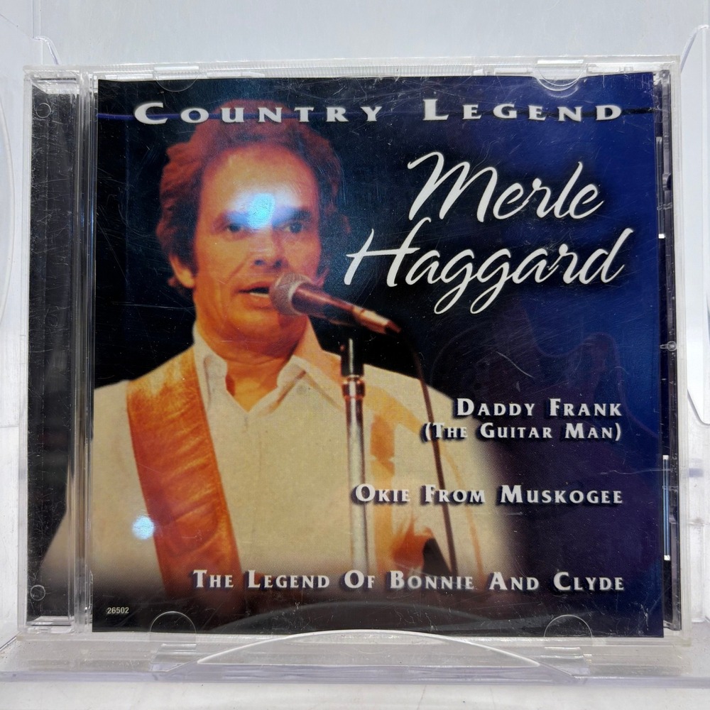 Merle Haggard Country Legend Vol 2 CD Okie From Muskogee Platinum Disc 26502
